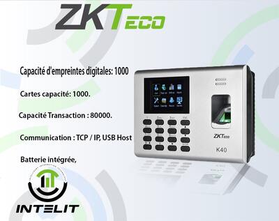 pointeuse zkteco k40 intelit