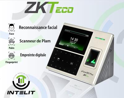 pointeuse zkteco uface800-plus intelit